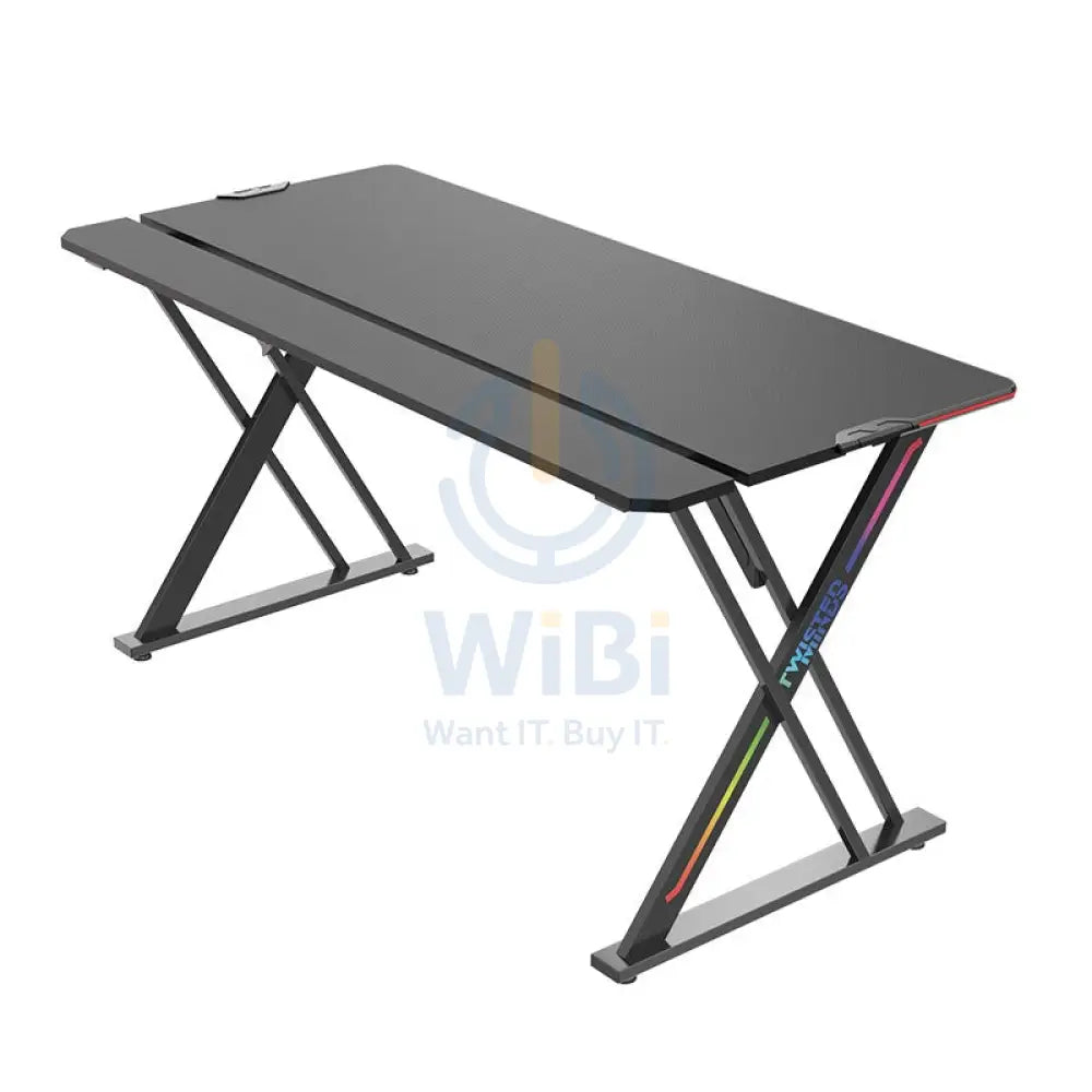 Twisted Minds X-Shaped RGB Gaming Desk - Black Accessories > Other Accessories > Gaming Zone