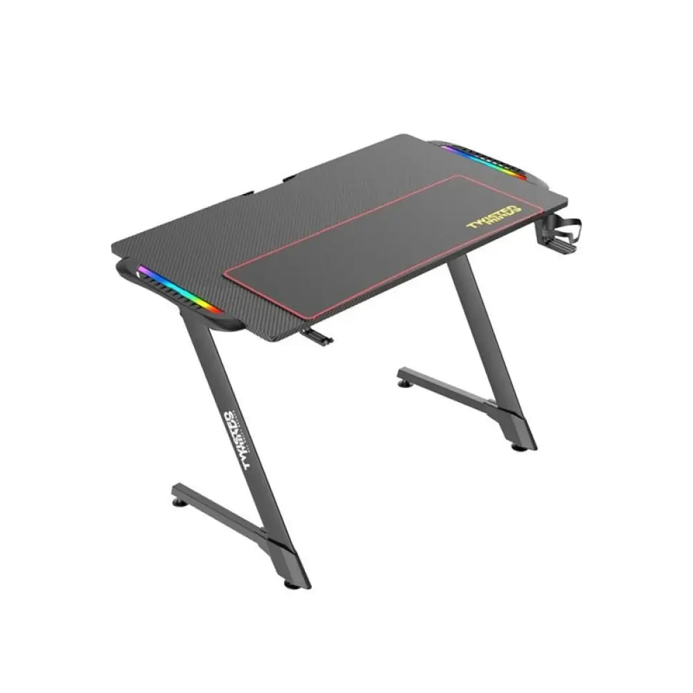 Twisted Minds Z Shaped Gaming Desk Stand - RGB / Grey Accessories > Other Accessories > Gaming Zone
