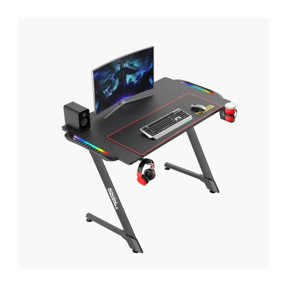 Twisted Minds Z Shaped Gaming Desk Stand - RGB / Grey Accessories > Other Accessories > Gaming Zone