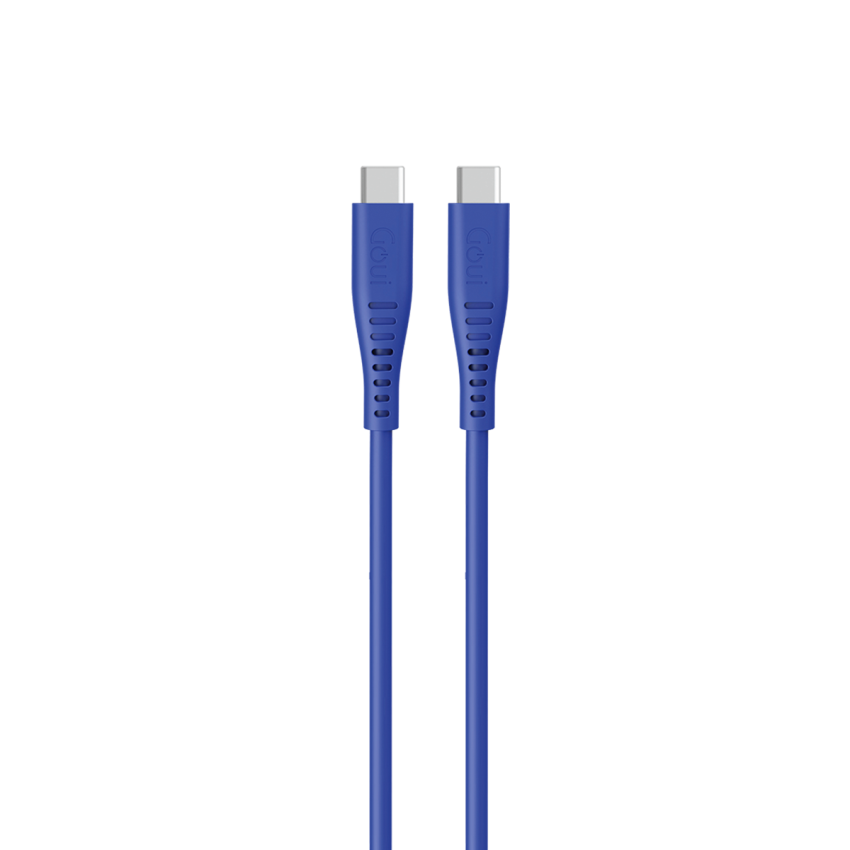 GOUI Silicon Cable - 1.5 Meter / USB-C / Blue