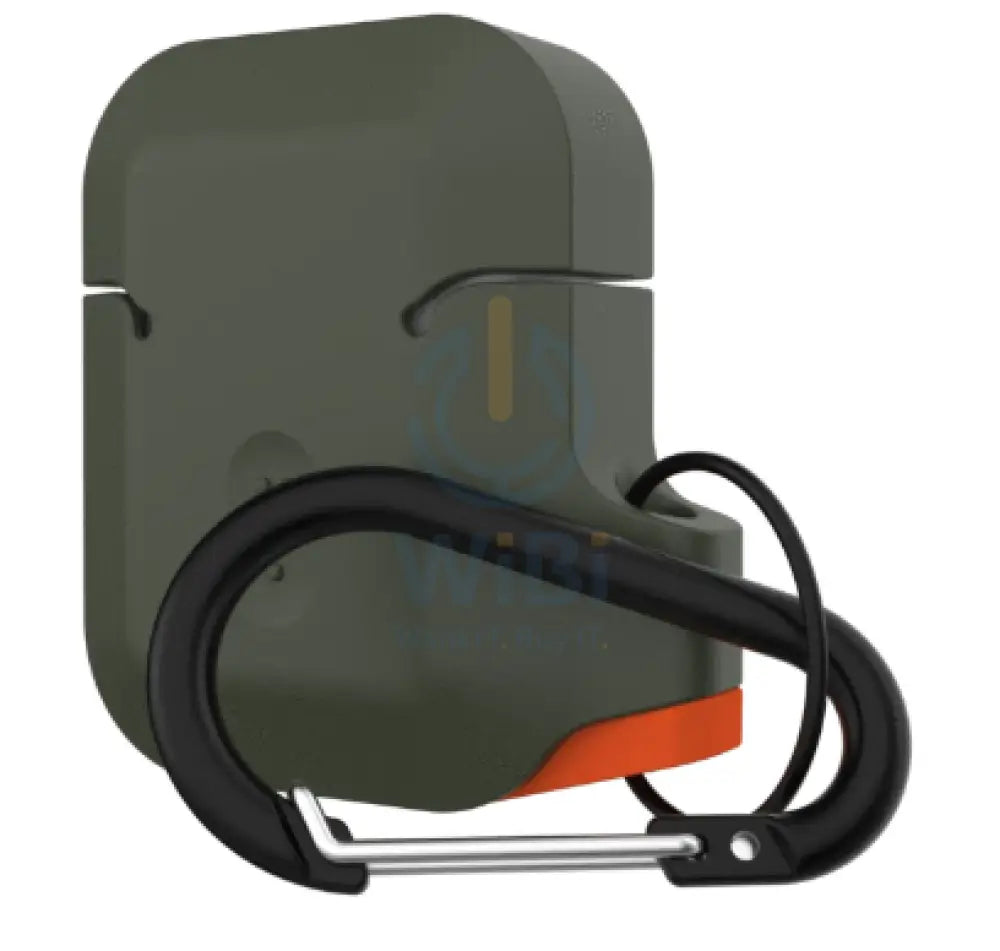 UAG Apple Airpods 1&2 Silicone Case - Olive Drab/Orange Accessories > Mobiles & Tablets > Mobiles > Offer Zone