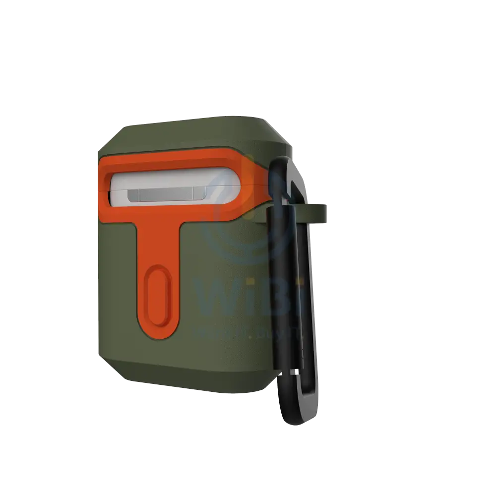 UAG Apple Airpods Gen 1 & 2 Hard Case V2 - Olive/Orange Accessories > Mobiles & Tablets > Mobiles > Offer Zone