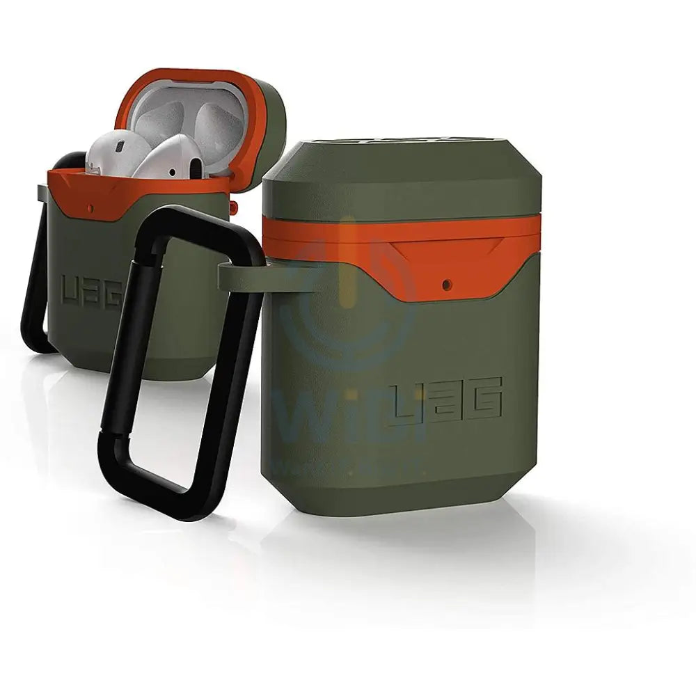 UAG Apple Airpods Gen 1 & 2 Hard Case V2 - Olive/Orange Accessories > Mobiles & Tablets > Mobiles > Offer Zone