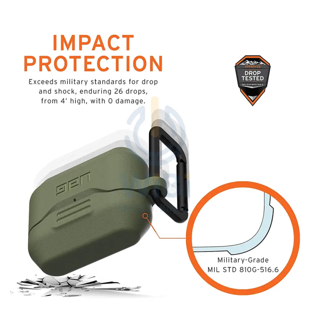 UAG Apple AirPods Pro Silicone Case v2 - Olive Accessories > Mobiles & Tablets > Offer Zone