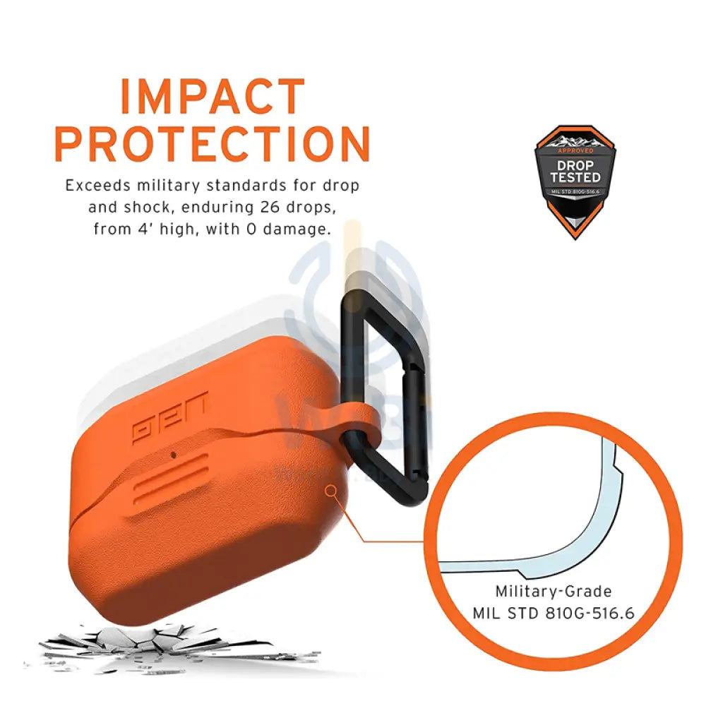 UAG Apple AirPods Pro Silicone Case v2 - Orange Accessories > Mobiles & Tablets > Offer Zone