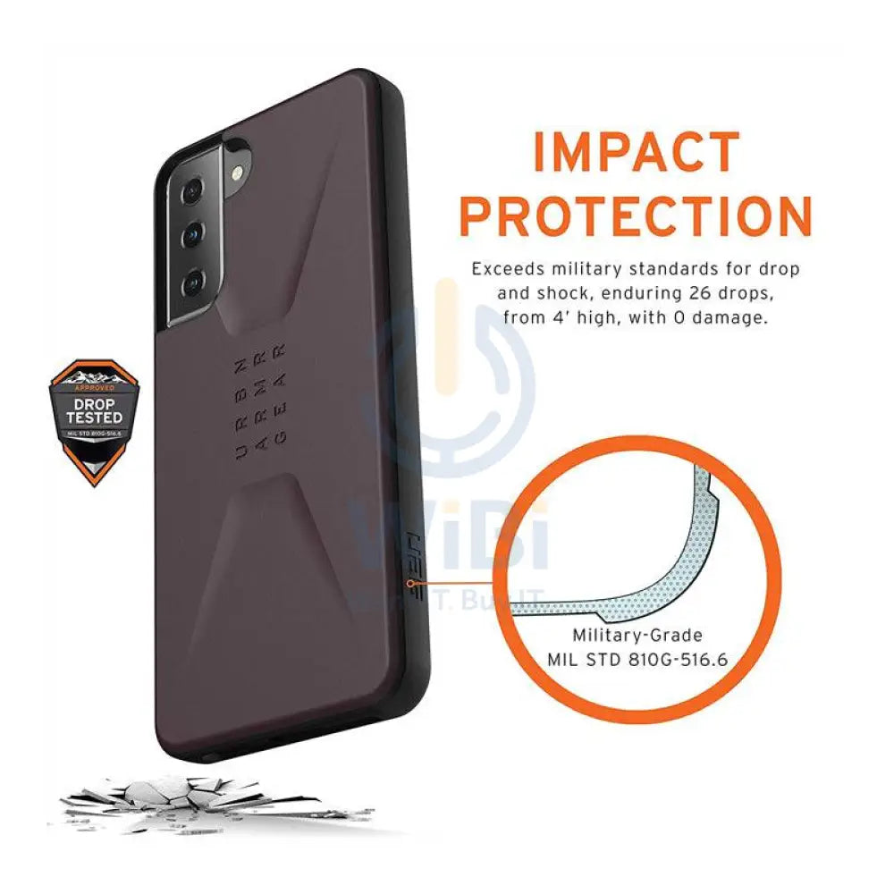 UAG Civilian Case - Samsung Galaxy S21 Plus / Eggplant Accessories > Mobiles & Tablets > Mobiles > Screen Protectors &