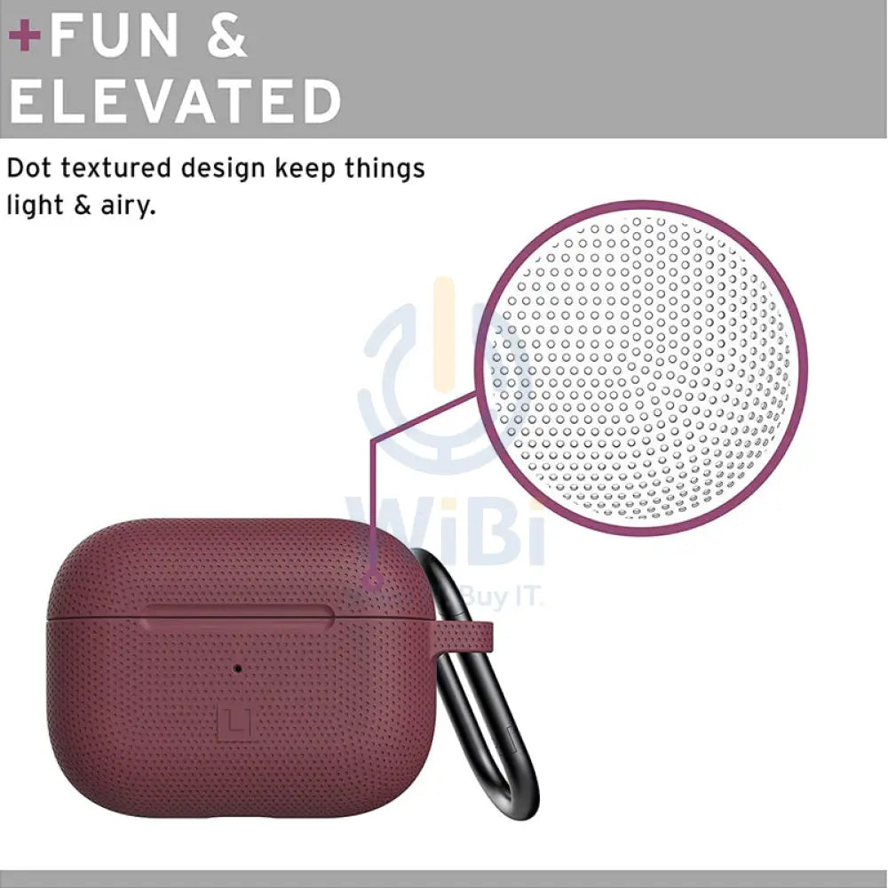 UAG Dot Silicone Case - Apple Airpods Pro / Aubergine Accessories > Mobiles & Tablets > Offer Zone