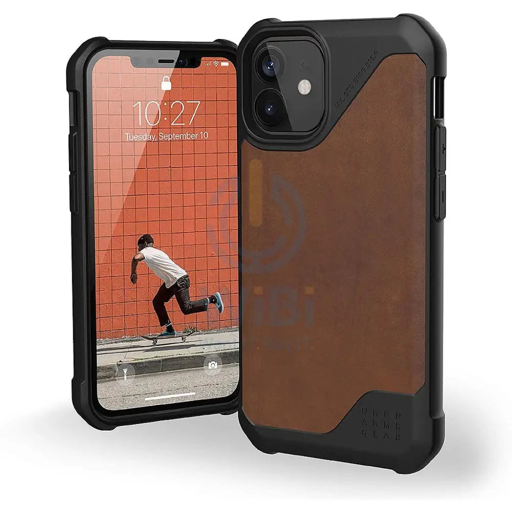 UAG iPhone 12 mini Metropolis LT LTHR ARMR Case - Brown Leather Accessories > Mobiles & Tablets > Mobiles > Screen