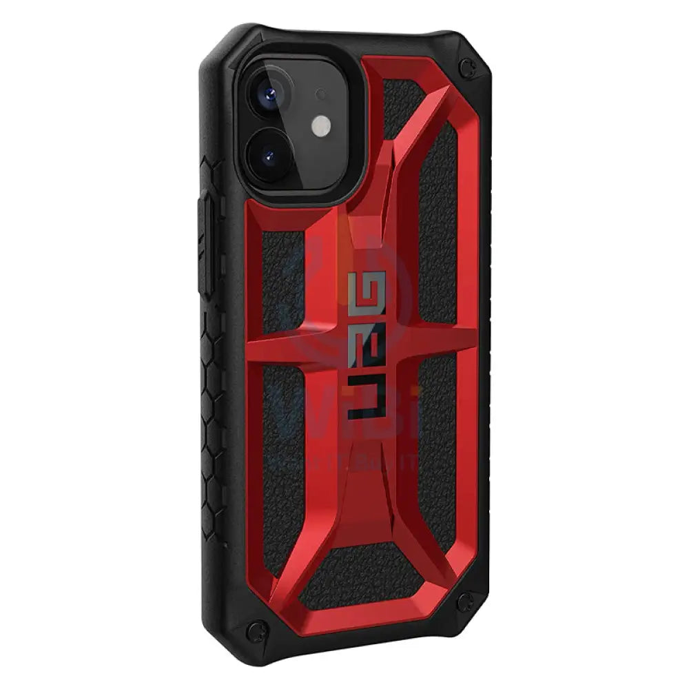 UAG iPhone 12 mini Monarch Case - Crimson Accessories > Mobiles & Tablets > Mobiles > Screen Protectors & Covers