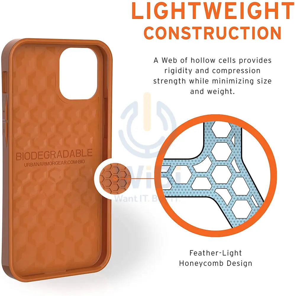 UAG iPhone 12 mini Outback Bio Case - Orange Accessories > Mobiles & Tablets > Mobiles > Screen Protectors & Covers