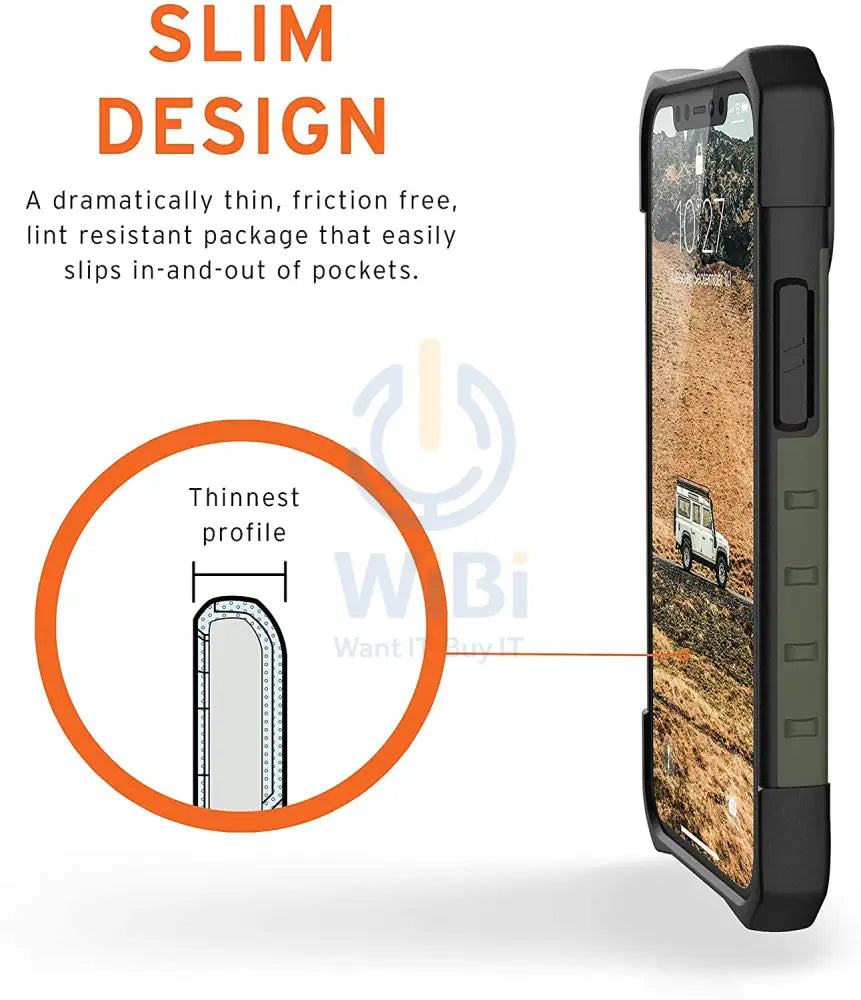 UAG iPhone 12 mini Pathfinder Case - Olive Accessories > Mobiles & Tablets > Mobiles > Screen Protectors & Covers