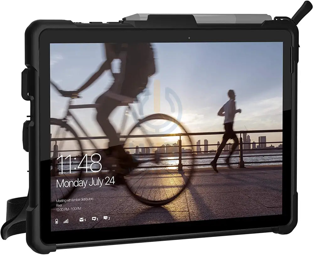 UAG Microsoft Surface Go 1/2/3 Plasma Case with Grip and Shoulder Strap - Ice Accessories > Mobiles & Tablets > Tablets