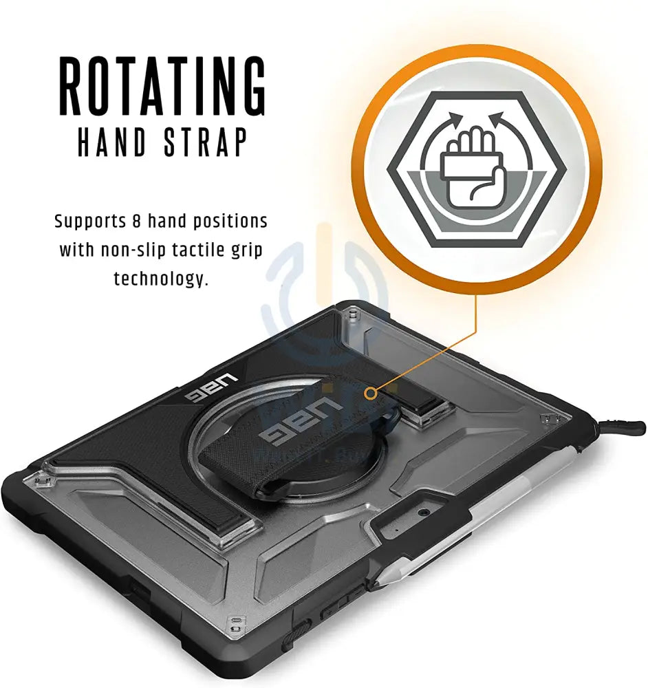 UAG Microsoft Surface Go 1/2/3 Plasma Case with Grip and Shoulder Strap - Ice Accessories > Mobiles & Tablets > Tablets