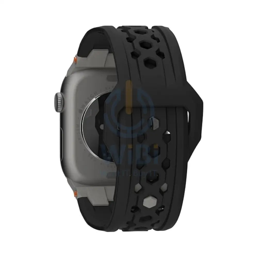 UAG Monarch Strap for Apple Watch 49/45/44/42mm - Black/Titanium Accessories > Smart Watches > Straps
