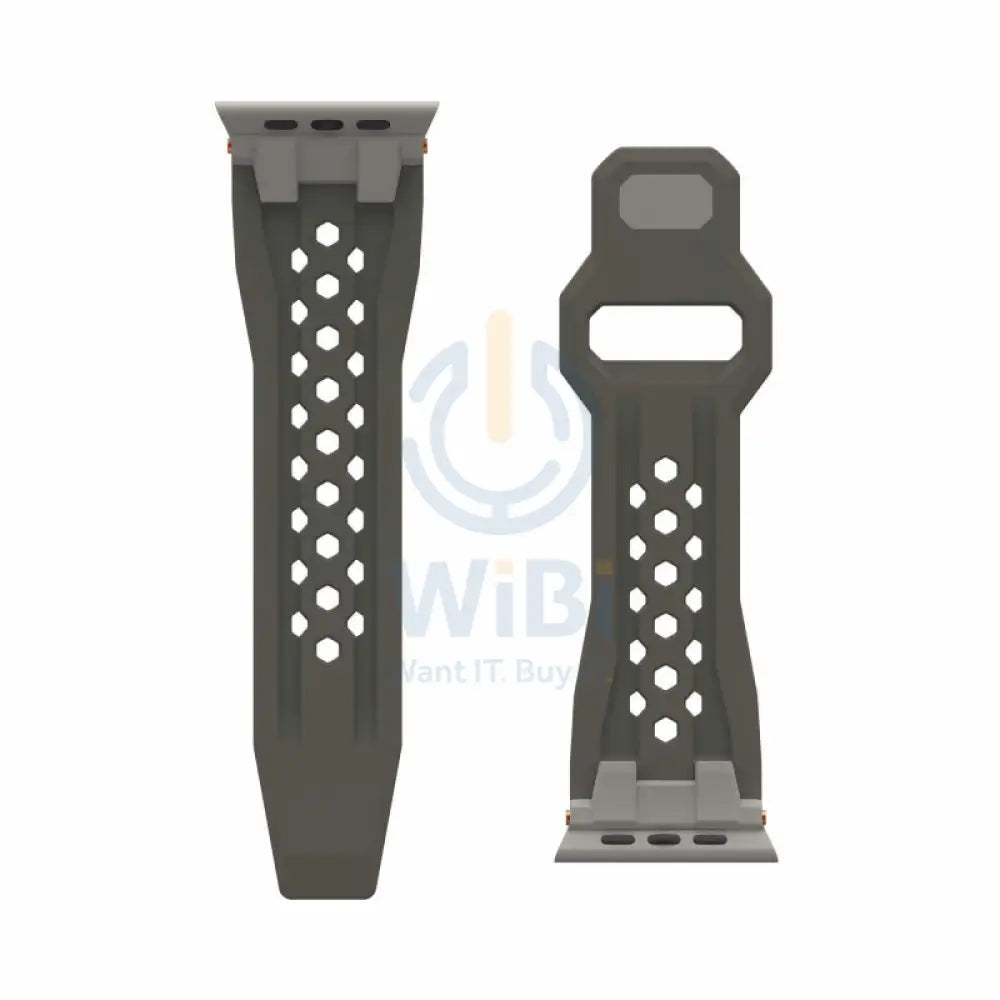 UAG Monarch Strap for Apple Watch 49/45/44/42mm - Olive/Titanium Accessories > Smart Watches > Straps