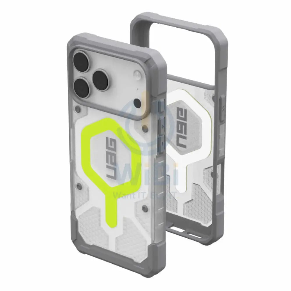 UAG Pathfinder Clear MagSafe Case For Apple iPhone 17 Pro Max - Active Neon (Glow) Accessories > Mobiles & Tablets >