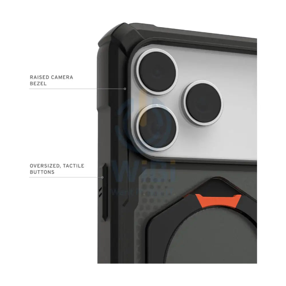 UAG Plasma XTE MagSafe Case For Apple iPhone 17 Pro - Black/Pop Orange Accessories > Mobiles & Tablets > Mobiles >