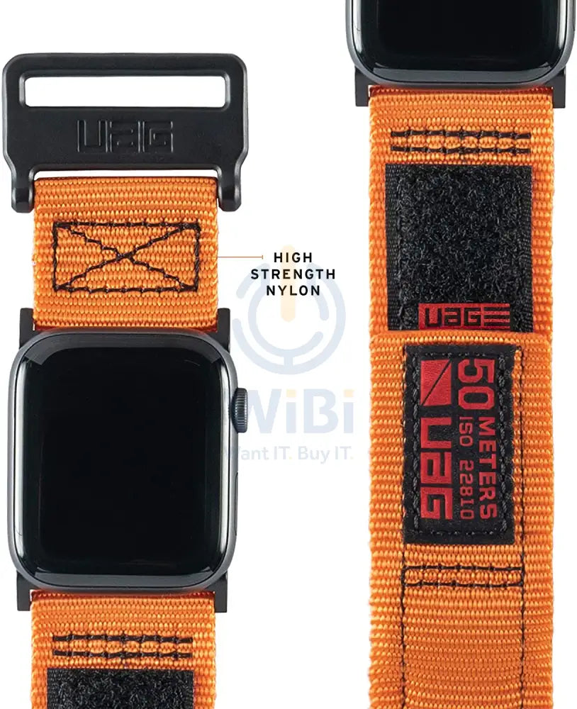 UAG Ultra Active Strap - Apple Watch 45mm/44mm/42mm / Orange Accessories > Smart Watches > Straps