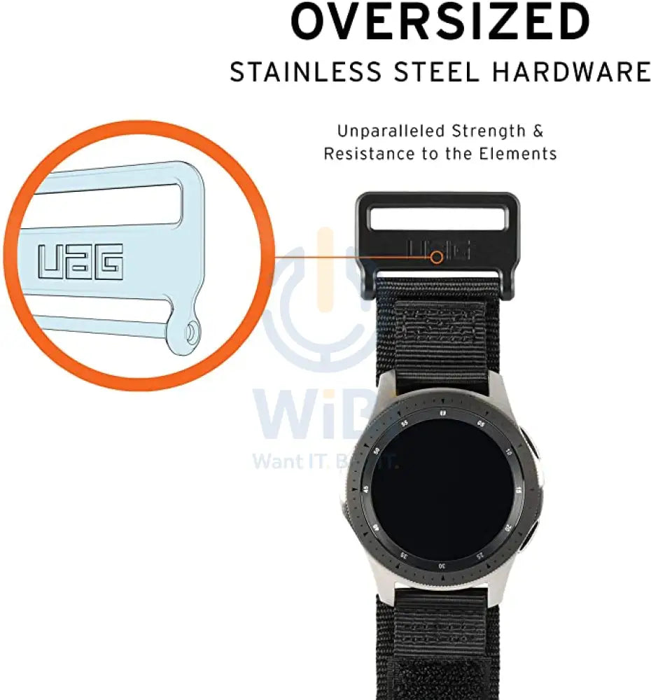 UAG Universal Watch (22mm lugs) Active Strap - Black Accessories > Smart Watches > Offer Zone