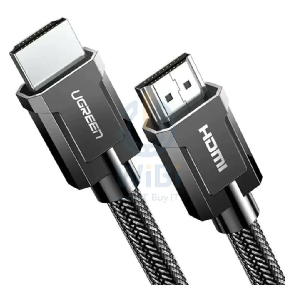 UGREEN HDMI M/M Round Cable Zinc Alloy Shell Braided 3m - Gray Accessories > Cables & Converters > HDMI Cables > Offer