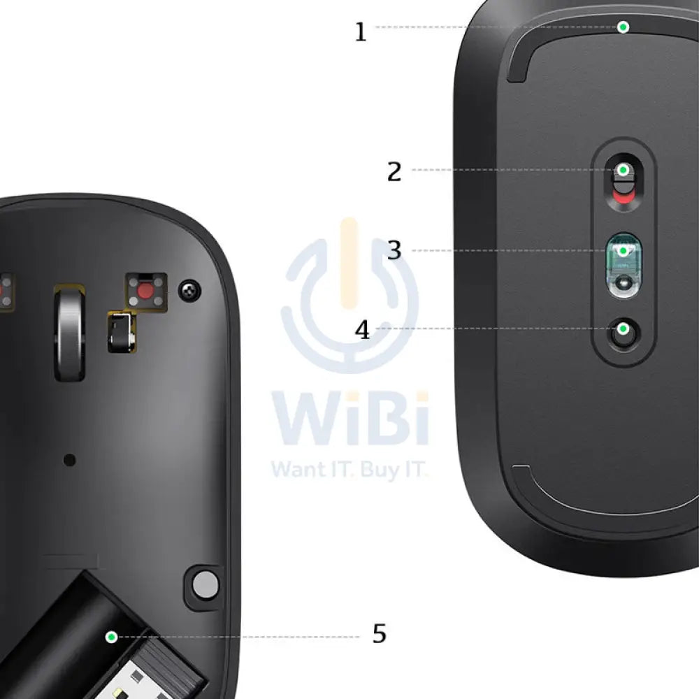 UGREEN Portable Wireless Mouse - Black Accessories > Keyboard & Mouse > Gaming Zone > Offer Zone