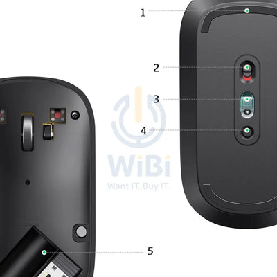 UGREEN Portable Wireless Mouse - Black Accessories > Keyboard & Mouse > Gaming Zone > Offer Zone