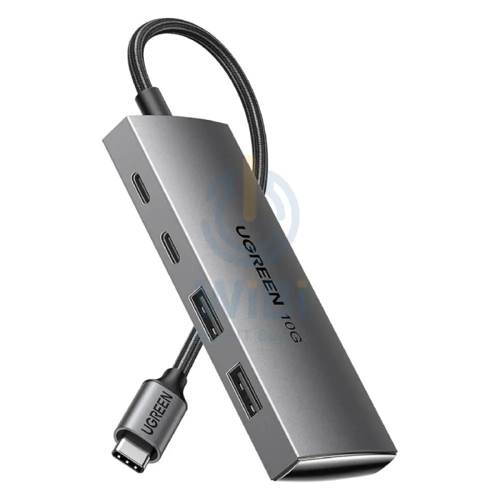 UGREEN USB-C to 2× USB 3.2 + 2×USB-C Adapter 10G - Grey Accessories > Cables & Converters > Cables > Offer Zone