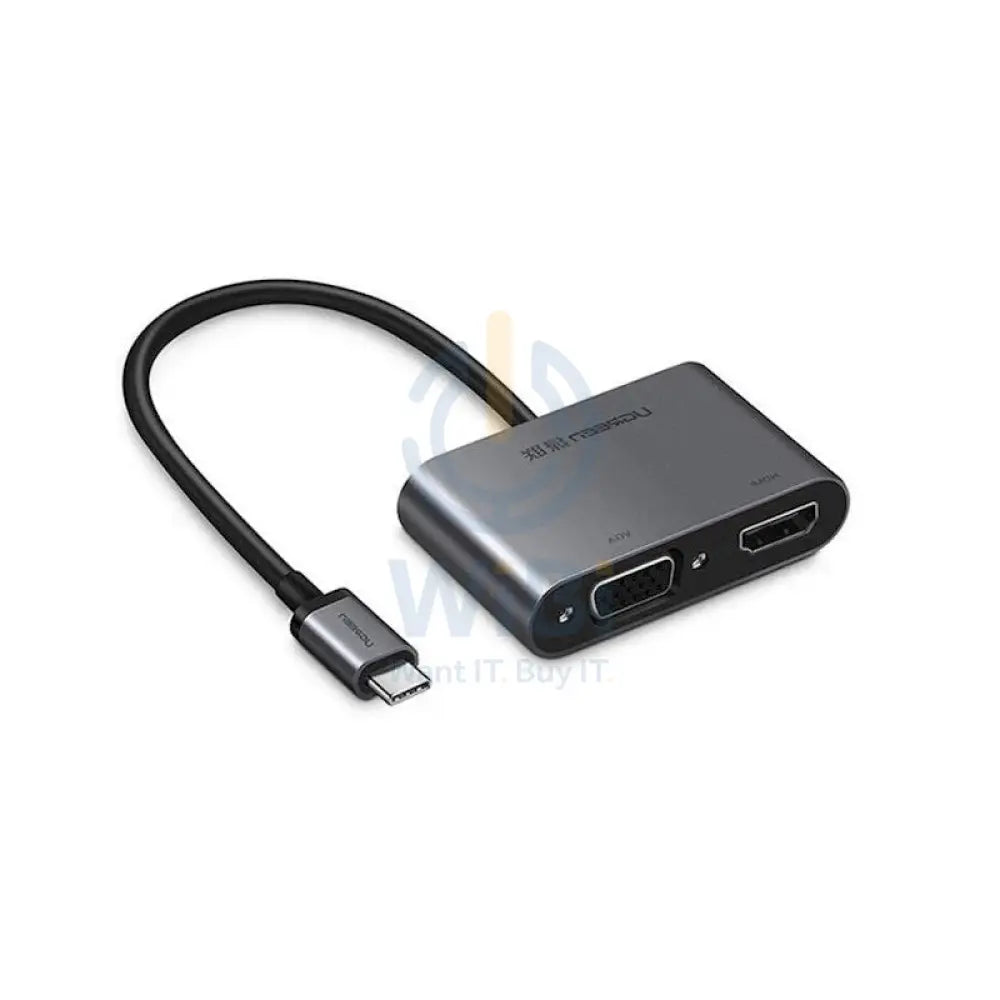 UGREEN USB-C to HDMI + VGA + USB 3.0 Adapter with PD - Space Gray Accessories > Cables & Converters > Cables