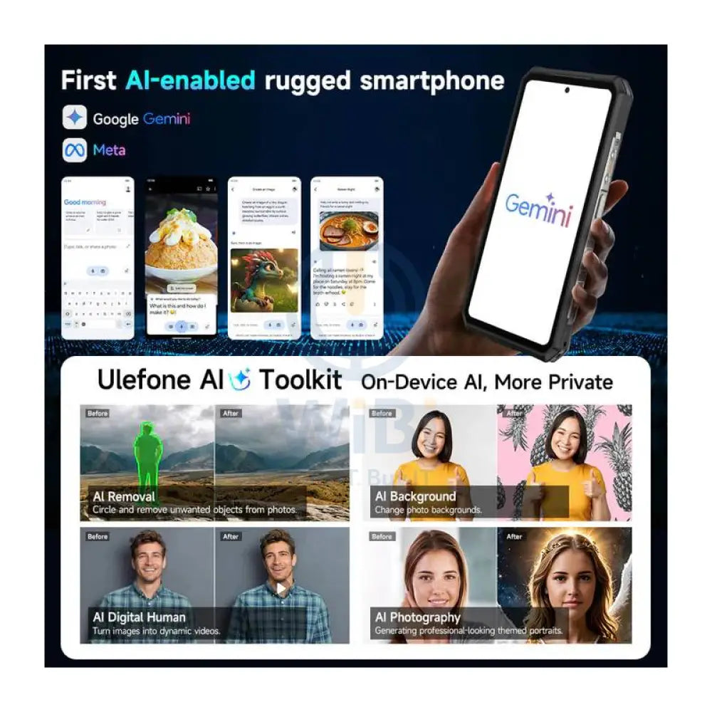 UleFone Armor 28 Ultra Thermal Version - 6.67-inch / 1TB / 32GB / 5G / Epic Black Mobiles & Tablets > Mobiles