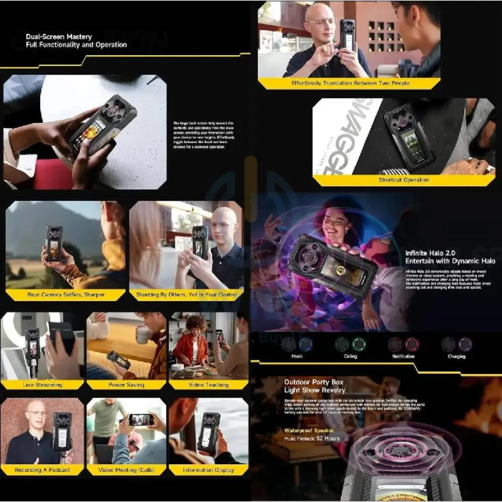 UleFone Armor 30 Pro - 6.95-inch / 512GB / 32GB / 5G / Magic Black Mobiles & Tablets > Mobiles