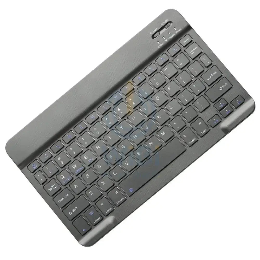 Ultra Slim Rechargeable Wireless Portable Keyboard for iPad Black / English/Arabic Accessories > Keyboard & Mouse