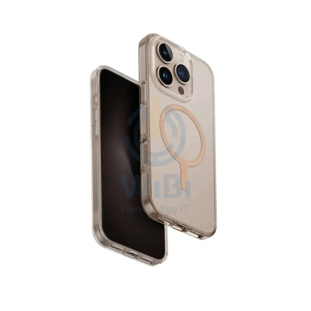 UNIQ Hybrid Clario (ECO) Magclick Charging For iPhone 16 Pro Max (2024) 6.9’’ - Champange Gold Accessories > Mobiles &