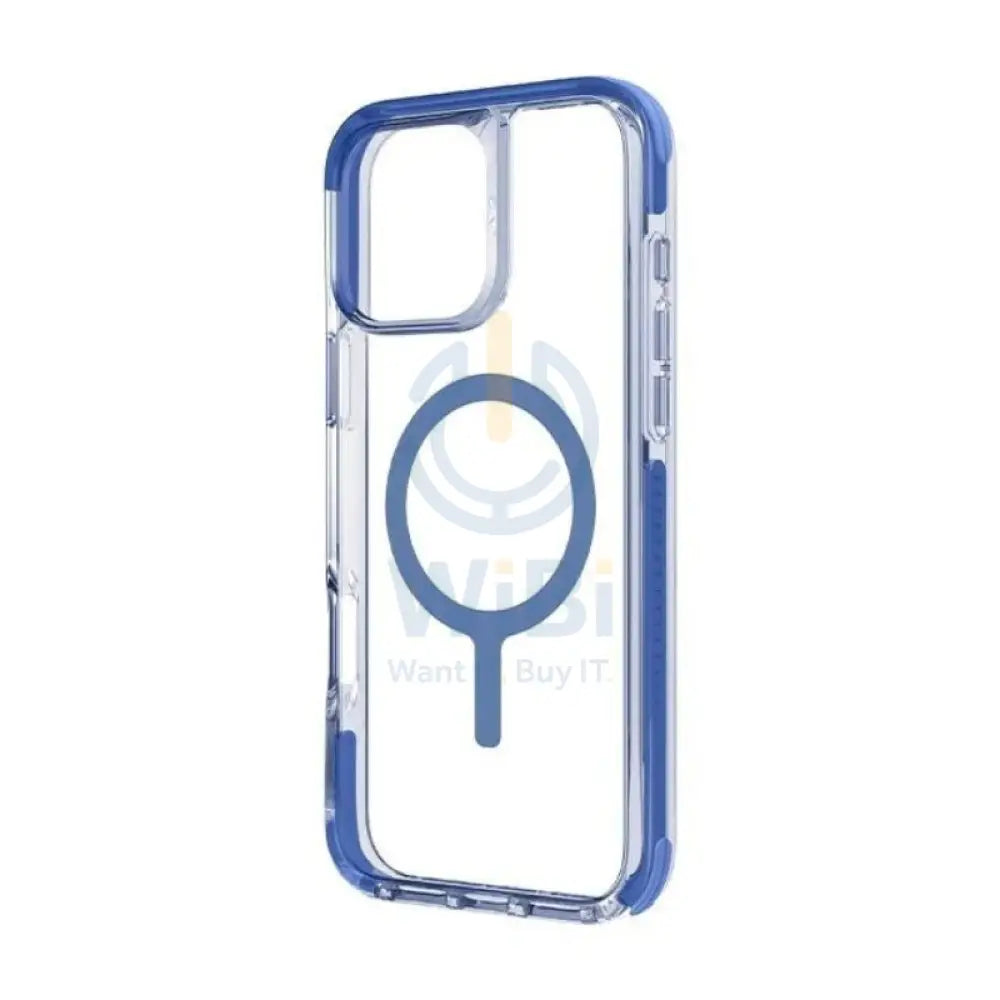 Uniq Hybrid Combat Magsafe Case for iPhone 16 Pearl Blue Accessories > Mobiles & Tablets > Mobiles > Covers & Cases