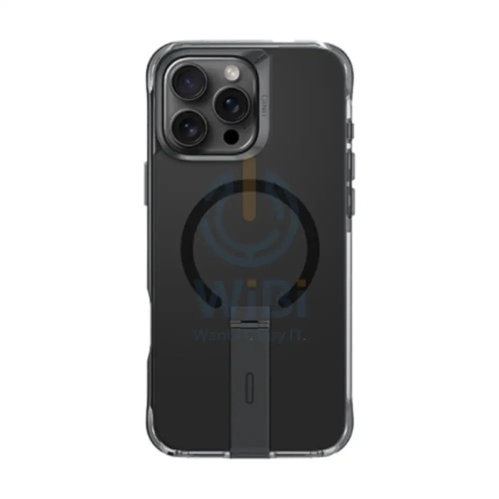 Uniq Hybrid Eleva MagSafe Case with Vertical Stand for iPhone 16 Pro – Carbon Black Accessories > Mobiles & Tablets >