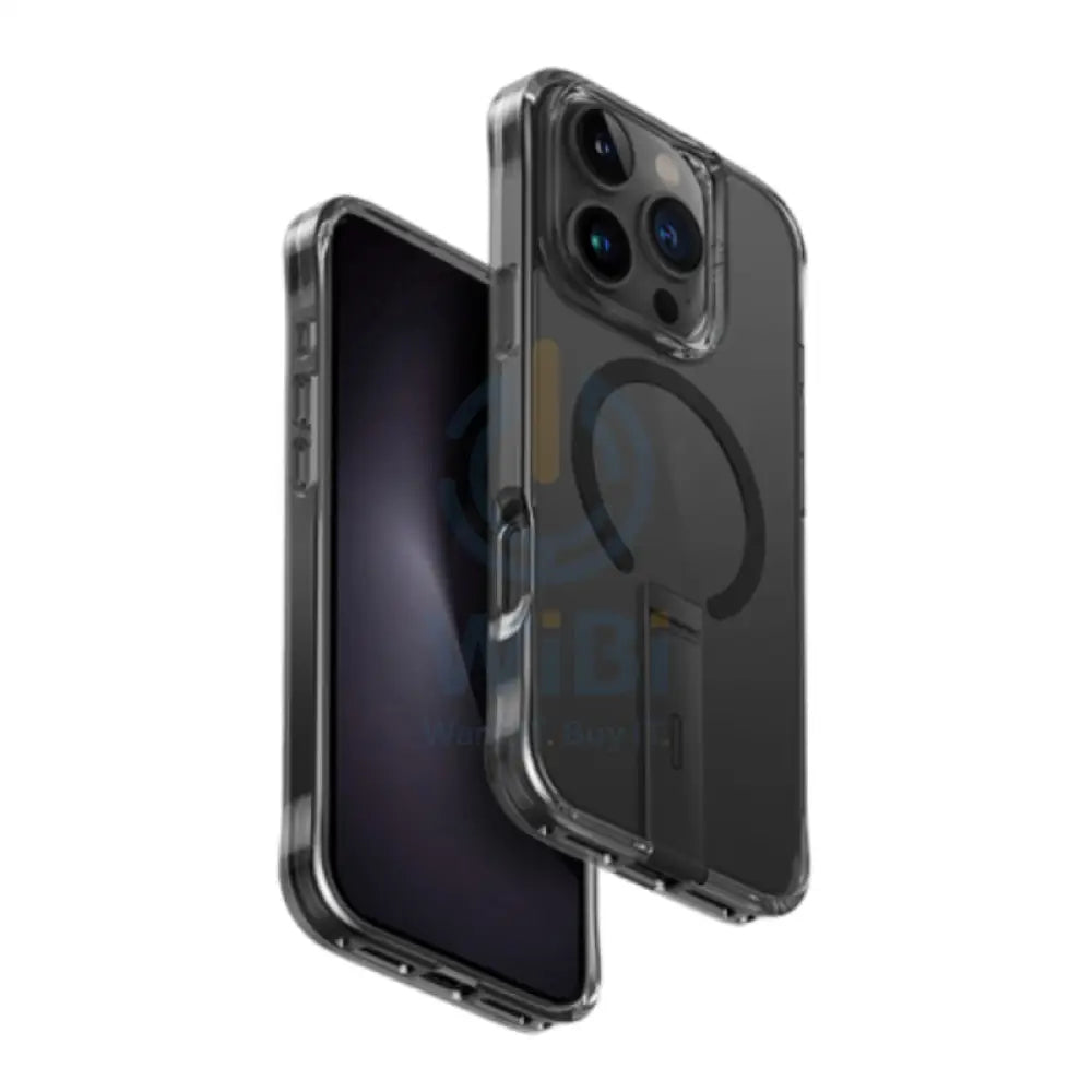 Uniq Hybrid Eleva MagSafe Case with Vertical Stand for iPhone 16 Pro – Carbon Black Accessories > Mobiles & Tablets >