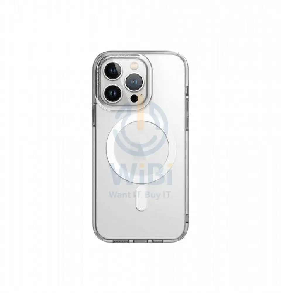 Uniq Hybrid iPhone 14 Pro Magclick Charging Combat (Af) - Dove (Satin Clear) Accessories > Mobiles & Tablets