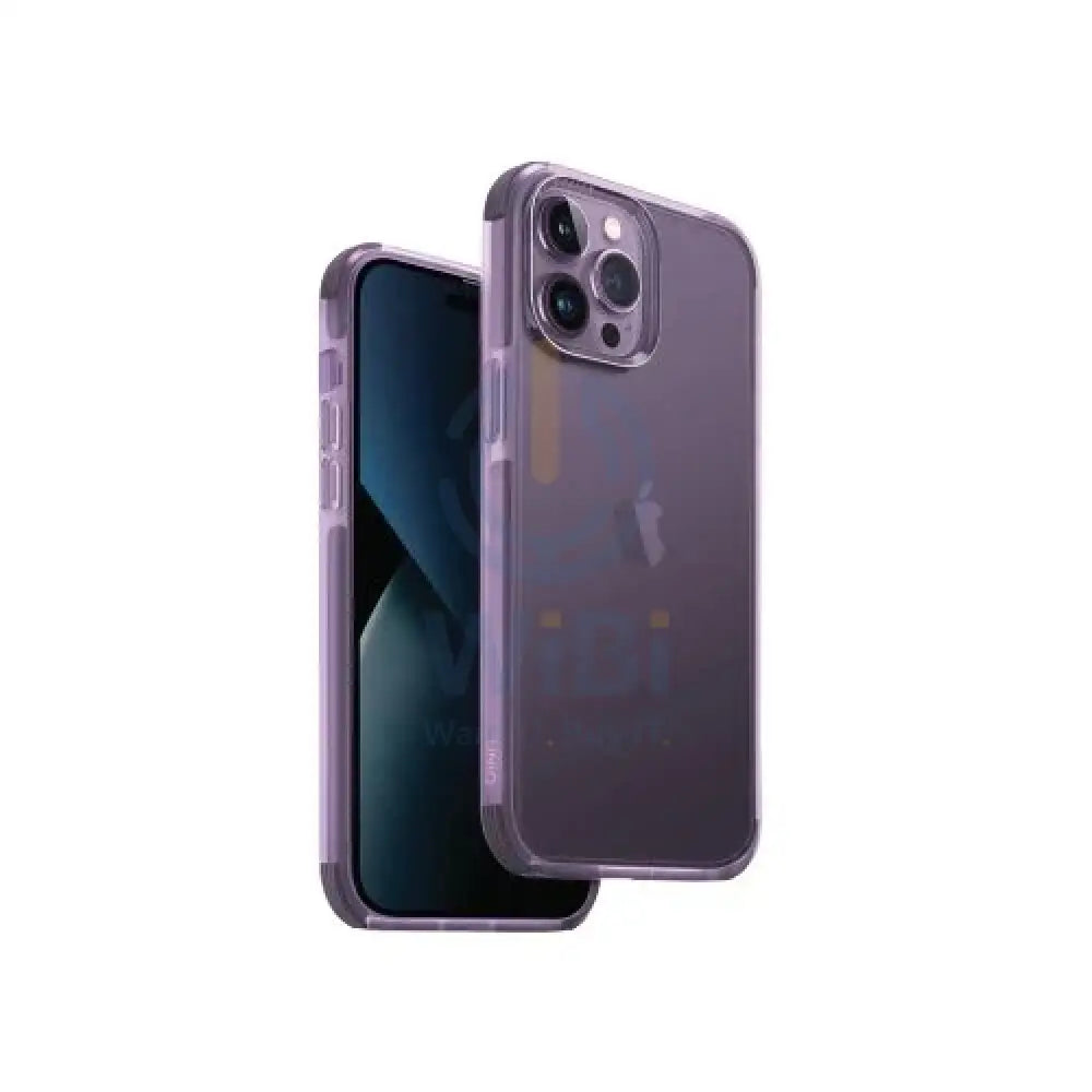Uniq Hybrid iPhone 14 Pro MagClick Charging Combat Case - Fig (Purple) Accessories > Mobiles & Tablets