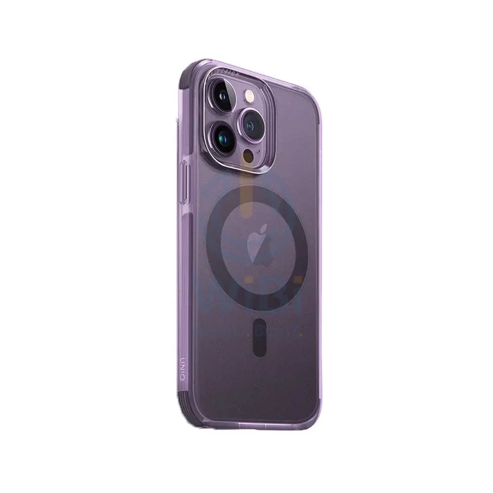 Uniq Hybrid iPhone 14 Pro MagClick Charging Combat Case - Fig (Purple) Accessories > Mobiles & Tablets