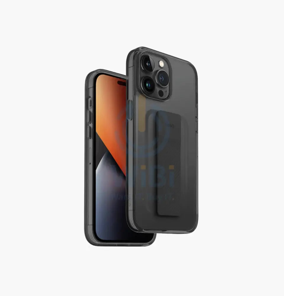 Uniq Hybrid iPhone 14 Pro Max 6.7 Heldro Mount Series - Vapour (Smoke) Accessories > Mobiles & Tablets