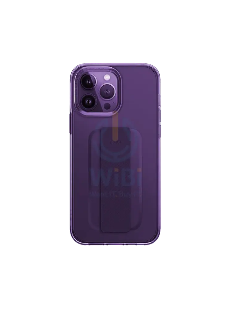 Uniq Hybrid iPhone 14 Pro Max Heldro Mount Series - Fig Purple Accessories > Mobiles & Tablets