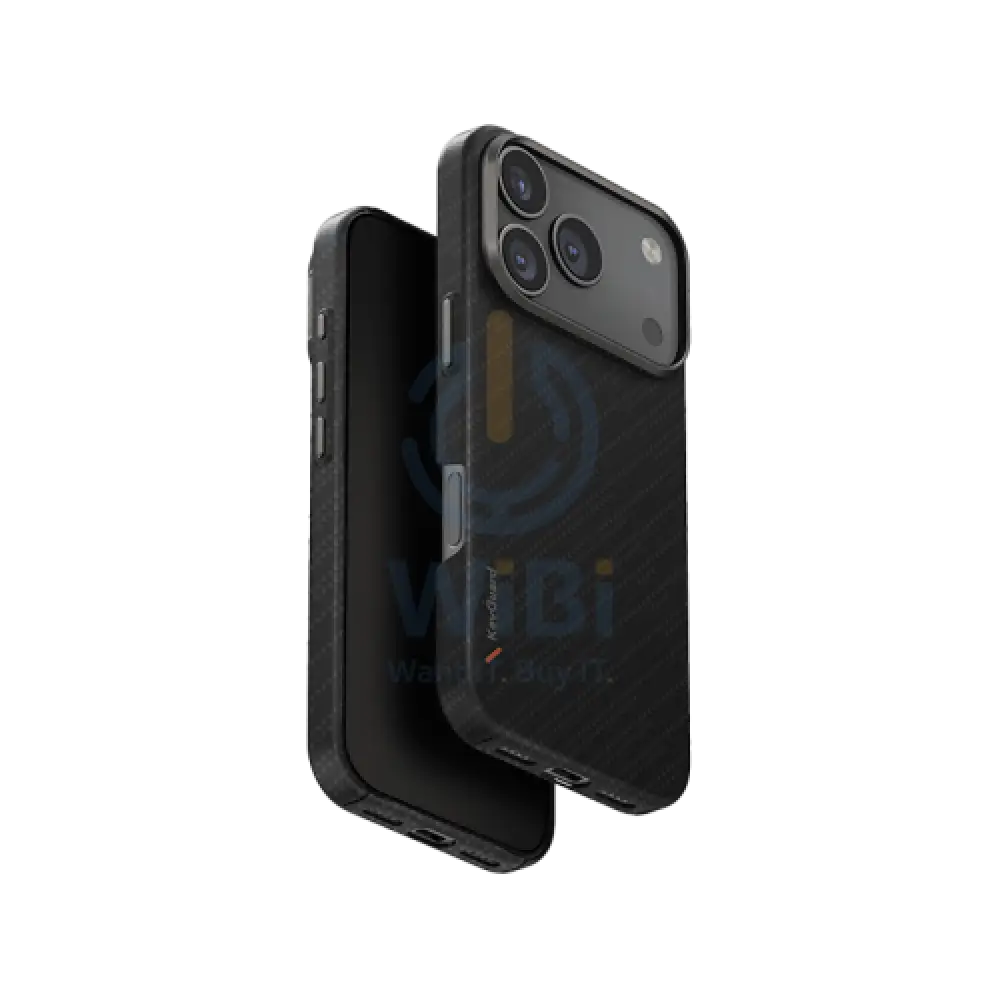 Uniq Hybrid Keva Edge Magclick Charging for Apple iPhone 17 Pro Max (2025) 6.9’’ - Carbon Black Accessories > Mobiles &