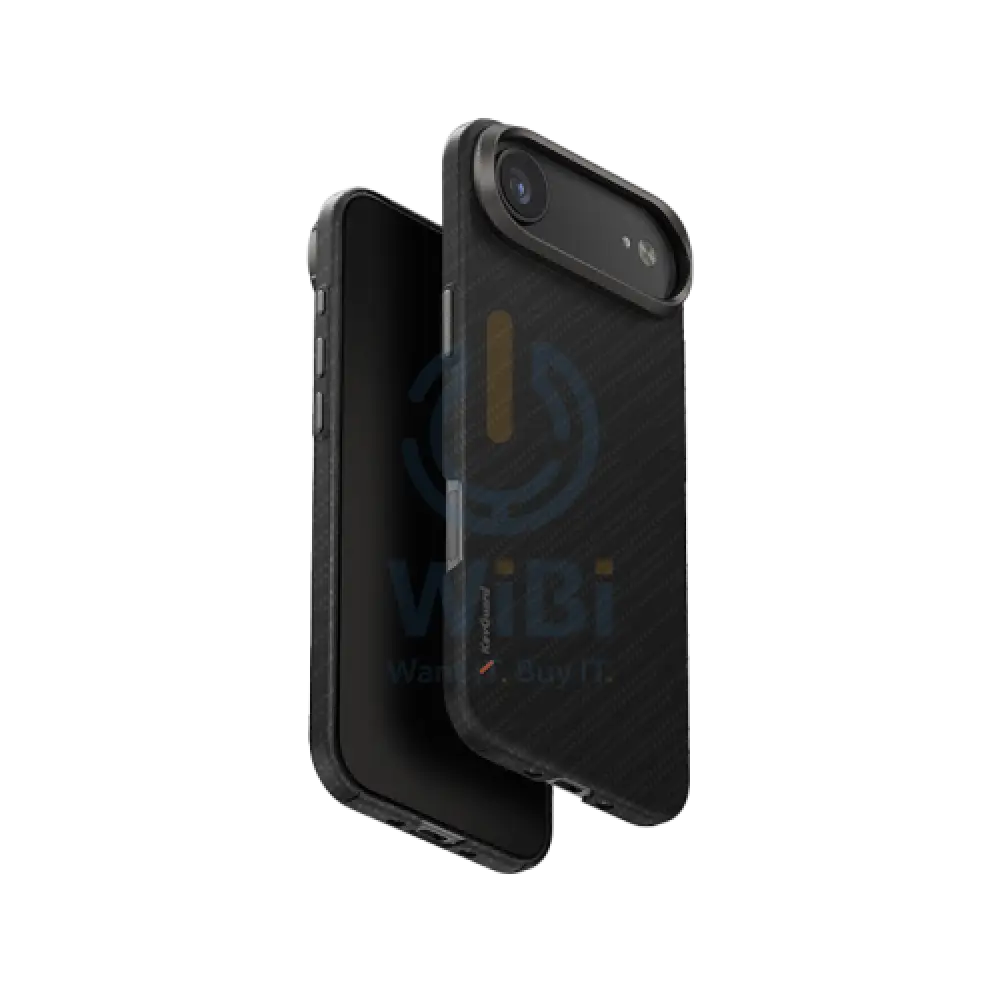 Uniq Hybrid Keva Edge Magclick Charging for Apple iPhone Air (2025) 6.6’’ - Carbon Black Accessories > Mobiles &