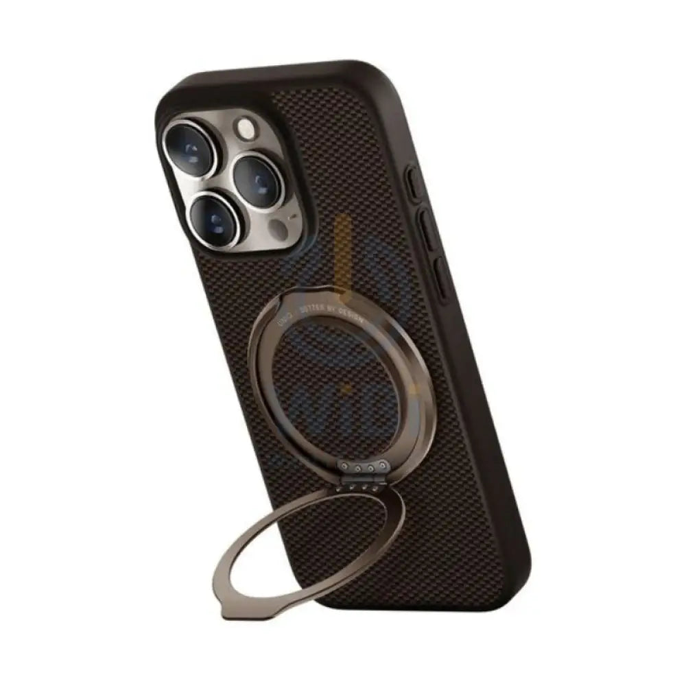 Uniq Hybrid Magclick Charging Keva Max With Camera Stand iPhone 16 Pro Umber Brown Accessories > Mobiles & Tablets >