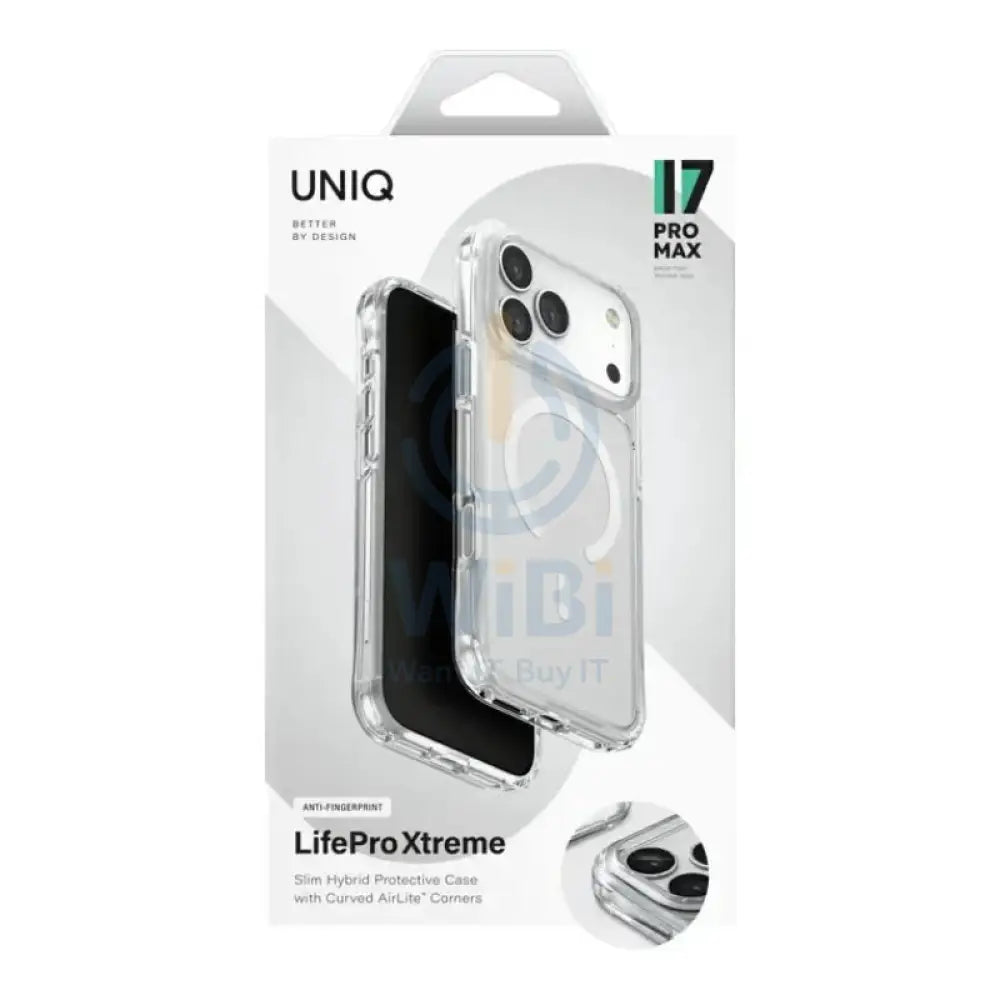 Uniq LifePro Xtreme Magclick Case for Apple iPhone 17 Pro Max - Frost Clear/White Accessories > Mobiles & Tablets >