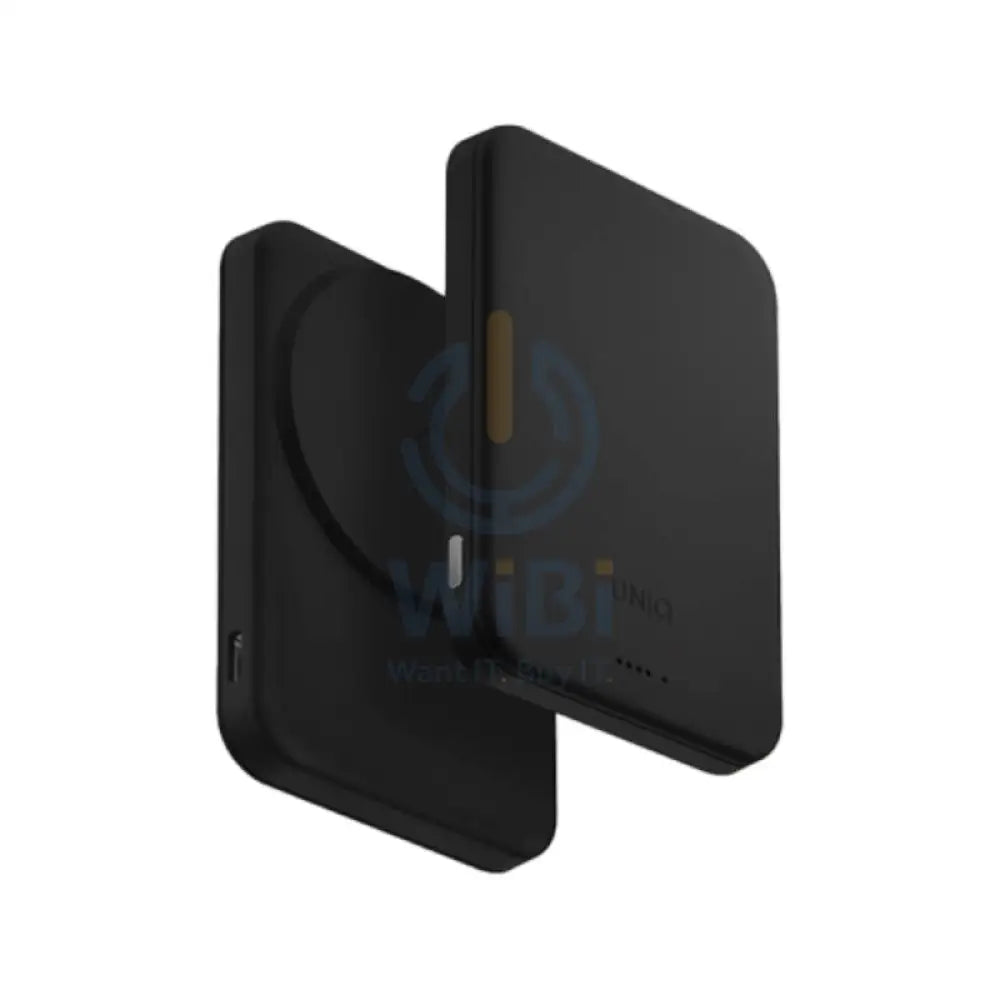 Uniq Lyden Lexa MagSafe Wireless Power Bank - 5000mAh / USB-C / Dallas Black Accessories > Power Bank