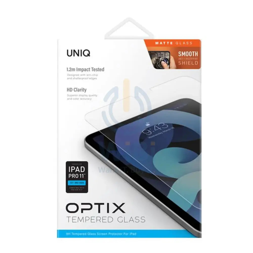 Uniq Optix Clear iPad Pro 11 (1-3rd Gen) Air 10.9 (4th-5th Gen) Screen Protector -Clear Accessories > Mobiles & Tablets