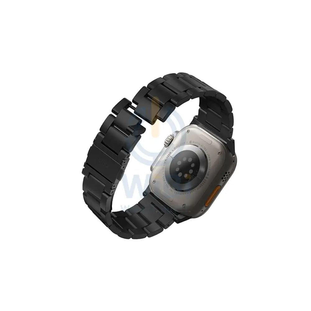 Uniq OSTA Apple Watch Stainless Steel Strap 42/44/45/49mm – Black Accessories > Smart Watches