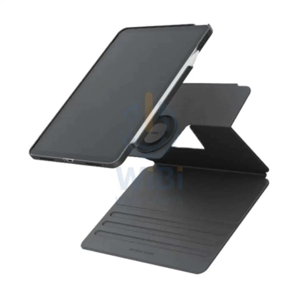 Uniq Rovus Snap Mount Magnetic 360 Rotating Detachable Case for iPad Air 13’’ M2 6th Gen Flint Grey Accessories >