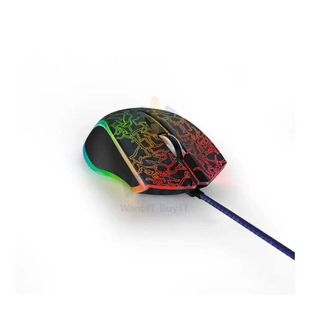 uRage Reaper 220 مضيئة الألعاب ماوس - بسلك / بسلك / أسود اكسسوارات > لوحة مفاتيح ماوس >منطقة الألعاب > عرض > منطقة