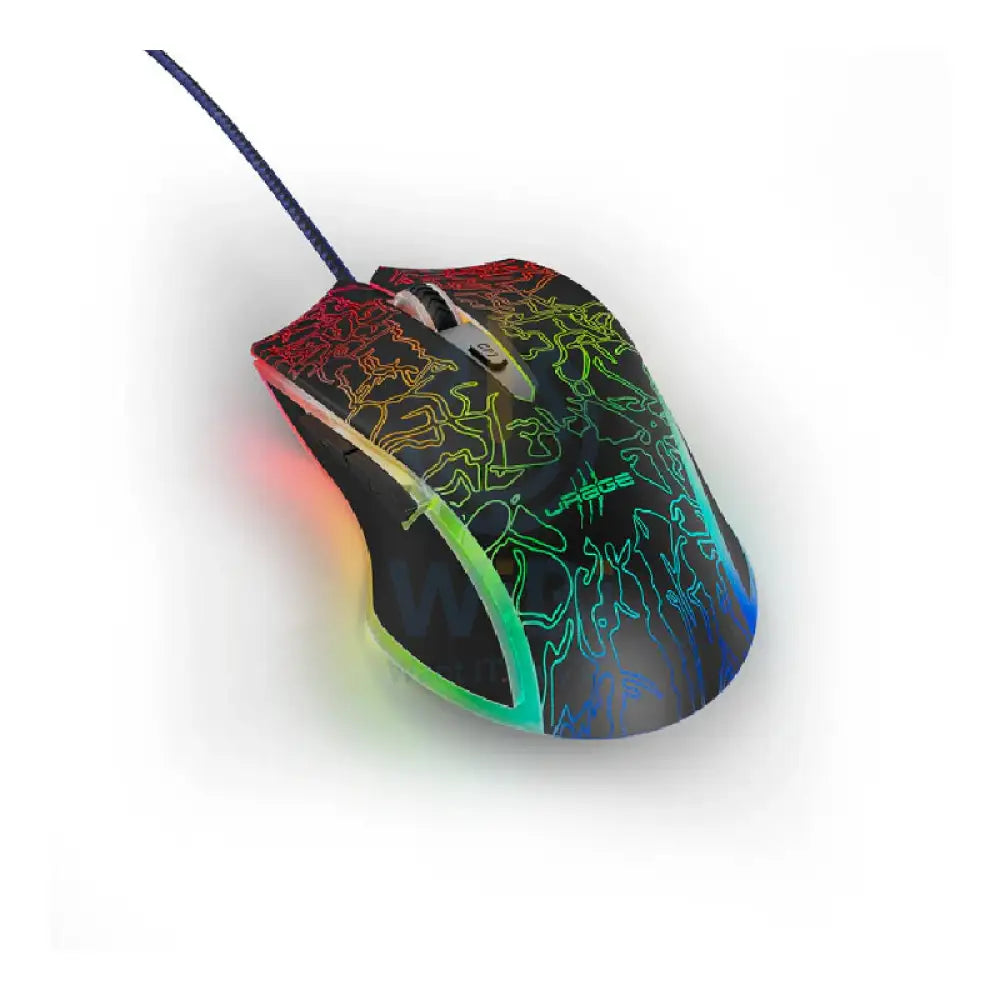 uRage Reaper 220 مضيئة الألعاب ماوس - بسلك / بسلك / أسود اكسسوارات > لوحة مفاتيح ماوس >منطقة الألعاب > عرض > منطقة